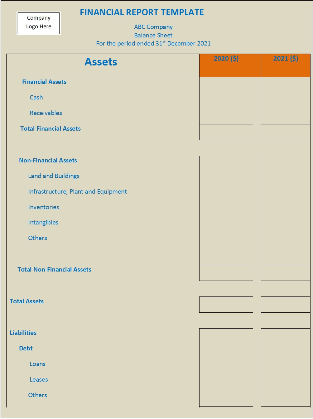 finance report templates - free report templates